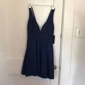 Navy blue dress